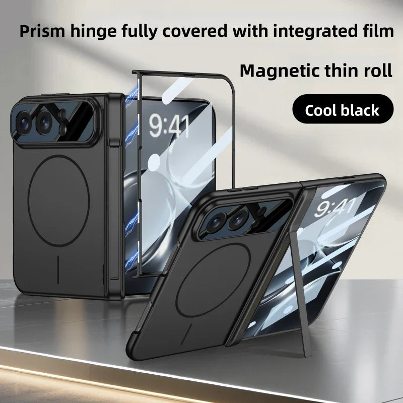 Slim Magnetic Case with Screen Protector for iPhone Duo