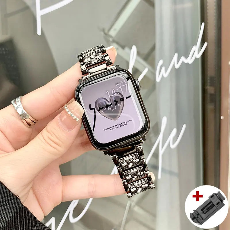 Diamond Strap For Apple Watch Series