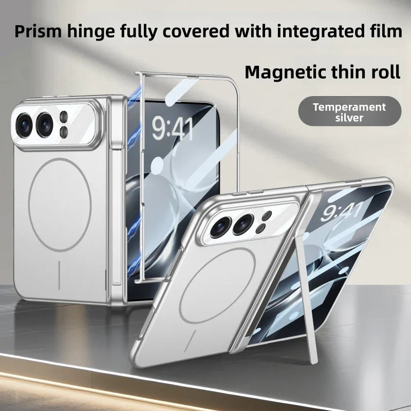 Slim Magnetic Case with Screen Protector for iPhone Duo