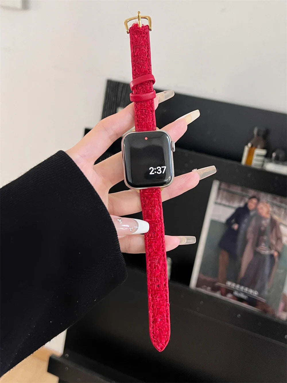 Slim Leather Strap For Apple Watch