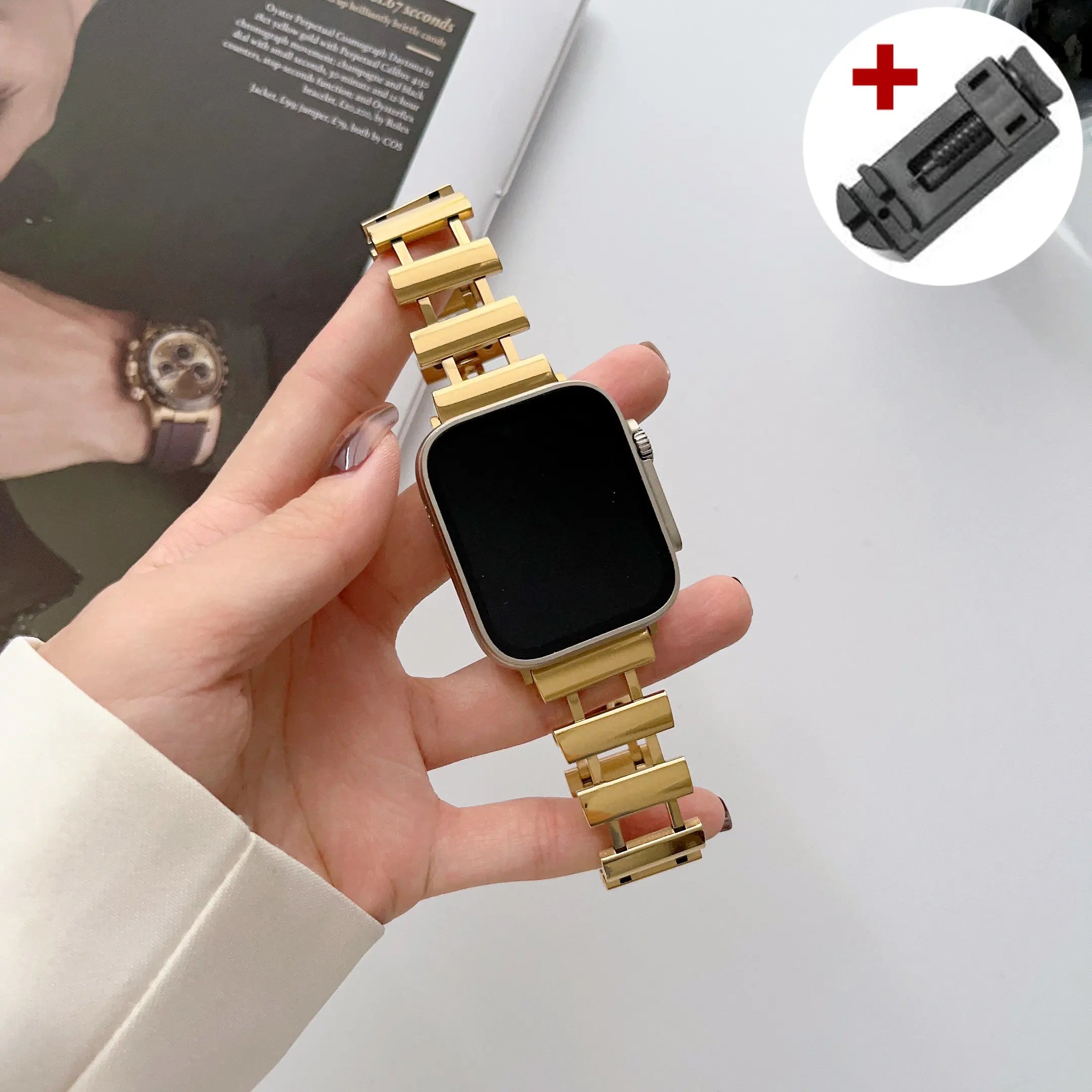 Luxury Stainless Steel Strap For Apple Watch
