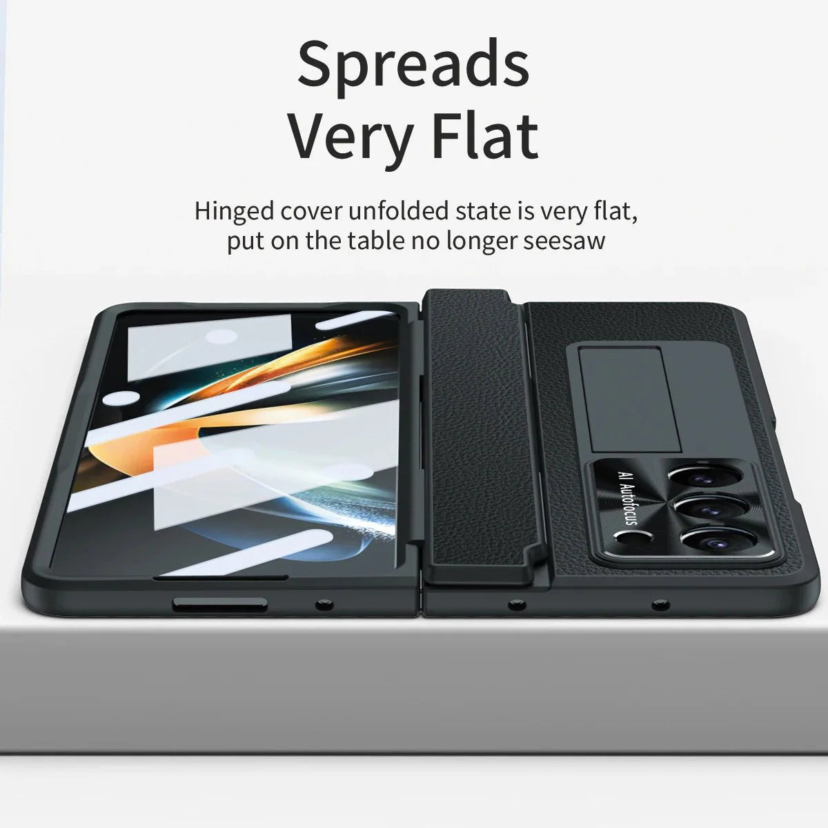 BEIPHONE™|Plating Leather Stand Case for Samsung Galaxy Z Fold 6 - BEIPHONE