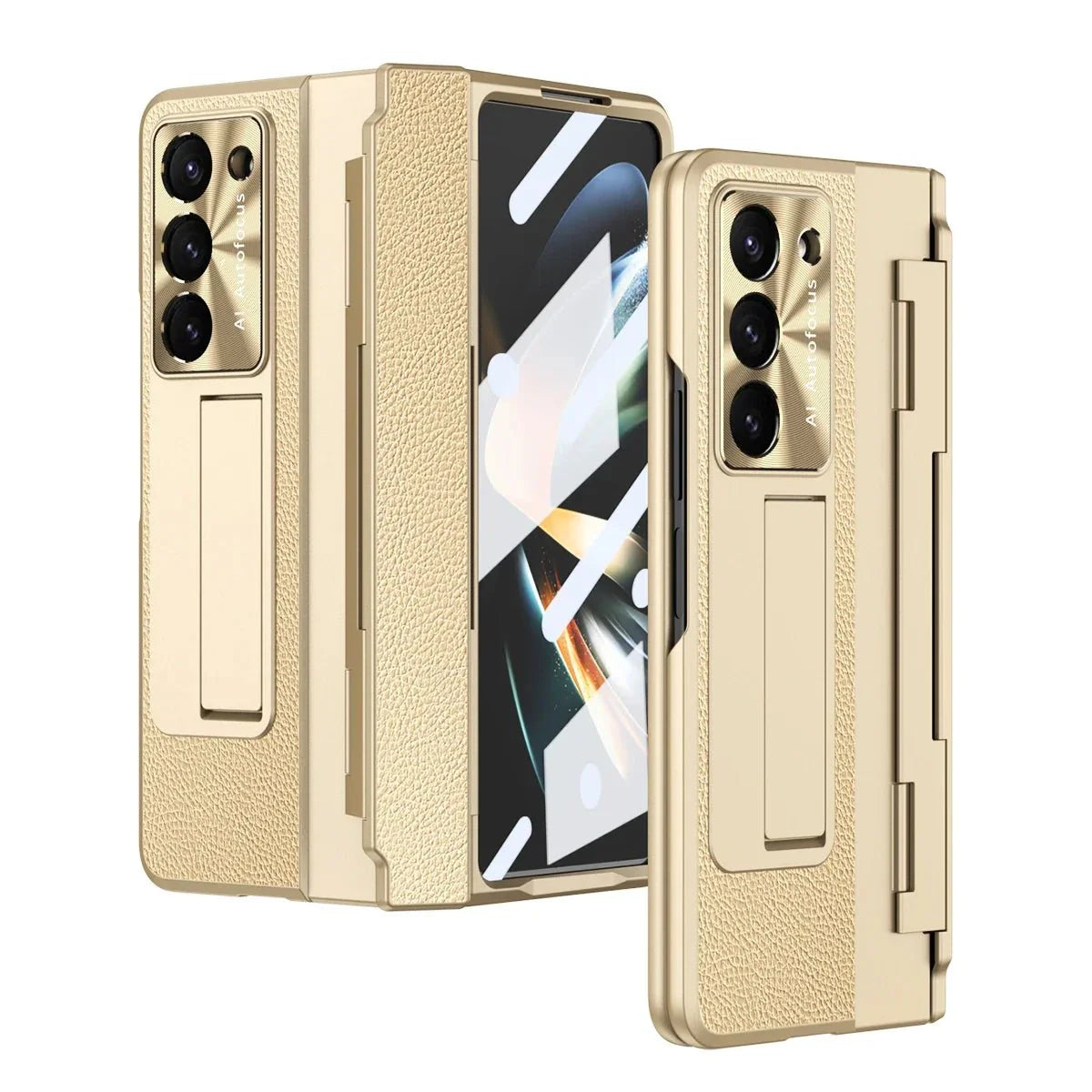 BEIPHONE™|Plating Leather Stand Case for Samsung Galaxy Z Fold 6 - BEIPHONE