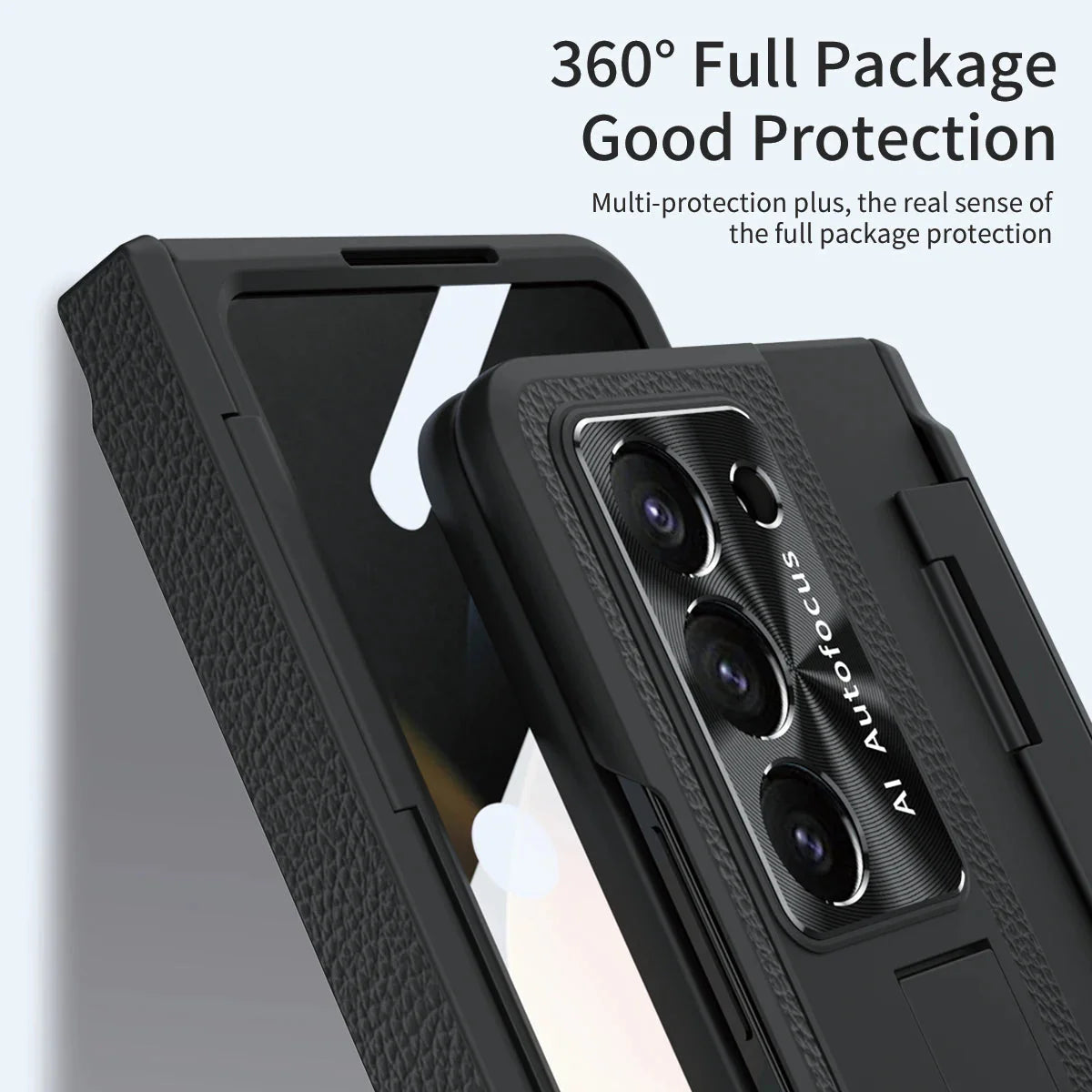 BEIPHONE™|Plating Leather Stand Case for Samsung Galaxy Z Fold 6 - BEIPHONE