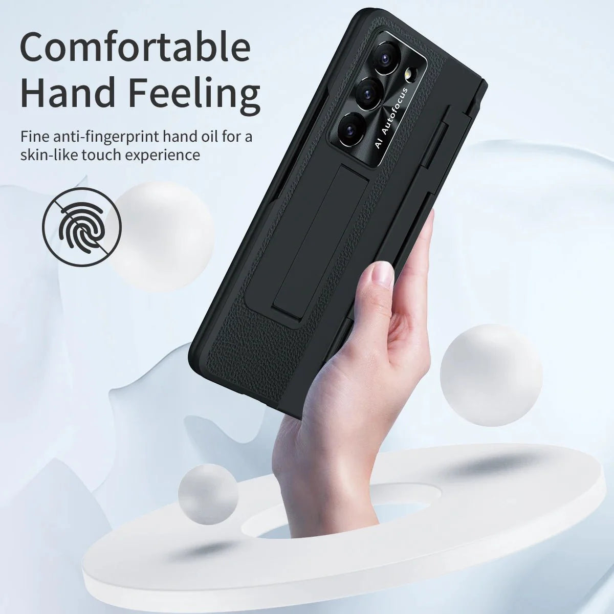 BEIPHONE™|Plating Leather Stand Case for Samsung Galaxy Z Fold 6 - BEIPHONE