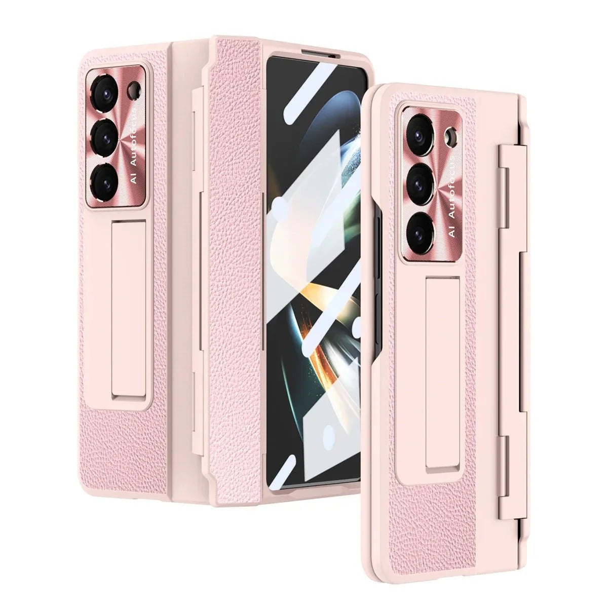 BEIPHONE™|Plating Leather Stand Case for Samsung Galaxy Z Fold 6 - BEIPHONE