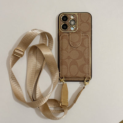 Elite Coach Leather Wallet iPhone Case: Style Meets Functionality