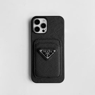 Premium Leather Prada iPhone case