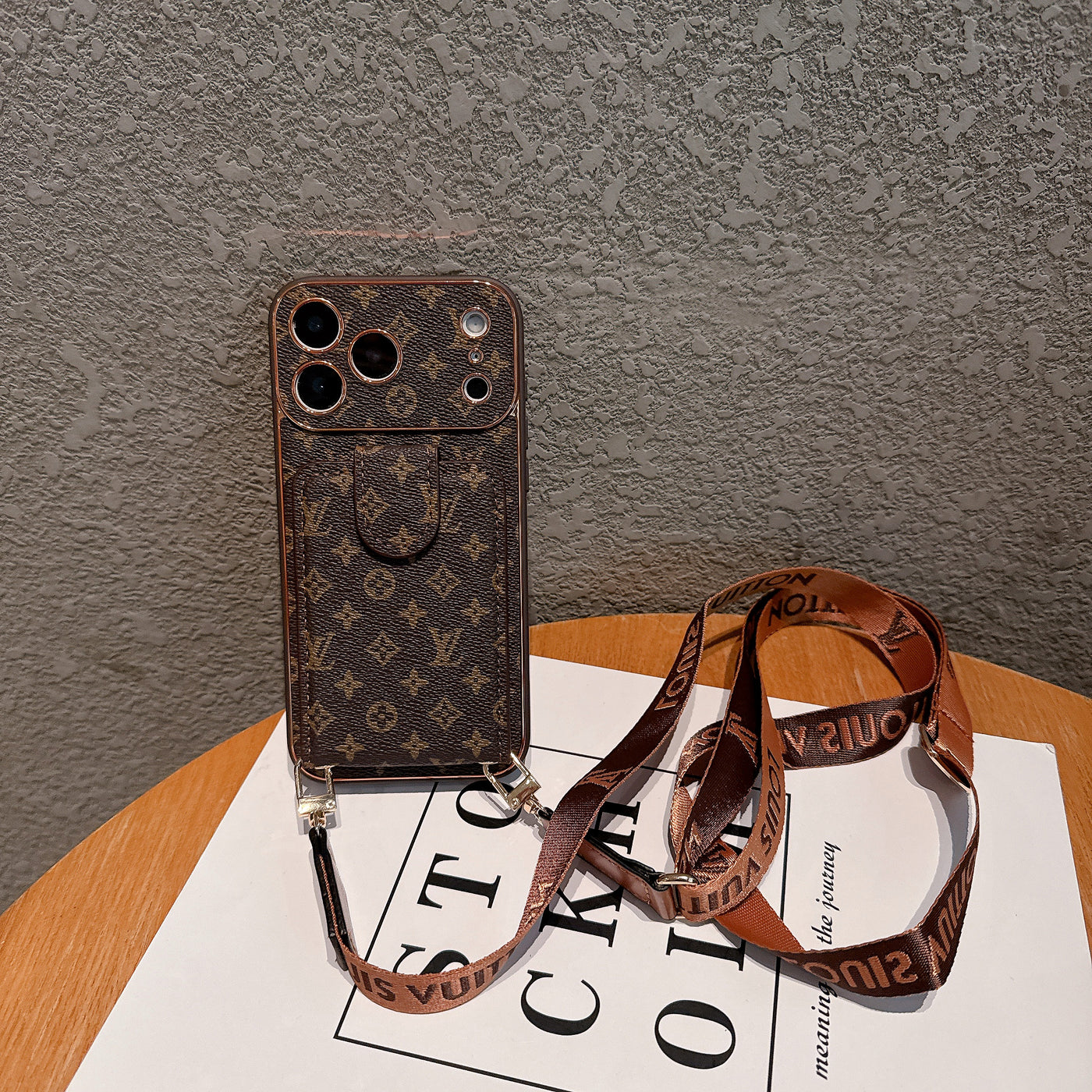 Premium LV Series 2.0 : Multi-Function iPhone Wallet Case