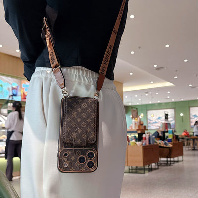 Premium LV Series 2.0 : Multi-Function iPhone Wallet Case