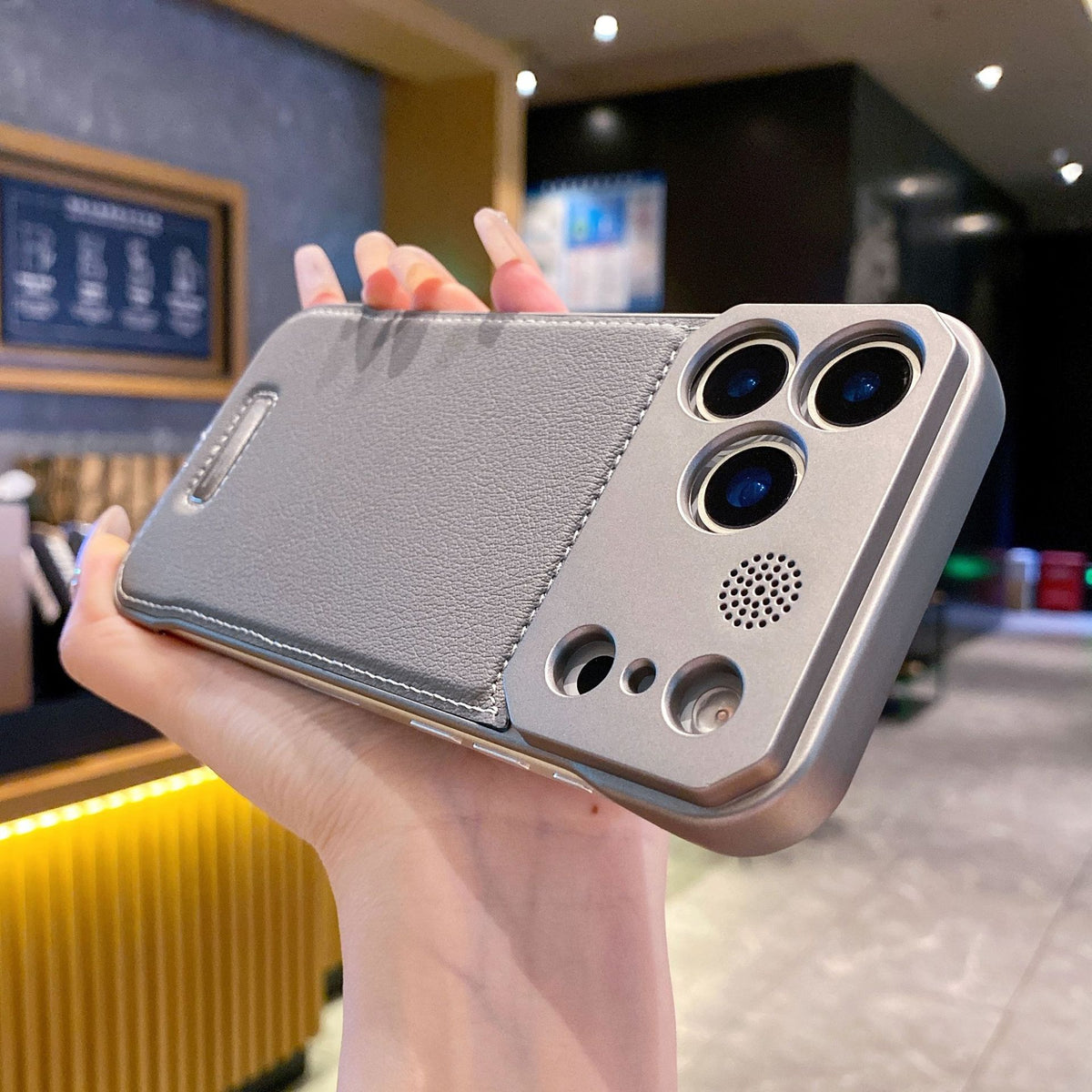 Premium Leder MagSafe Hülle for iPhone 17 – Ansicht 2