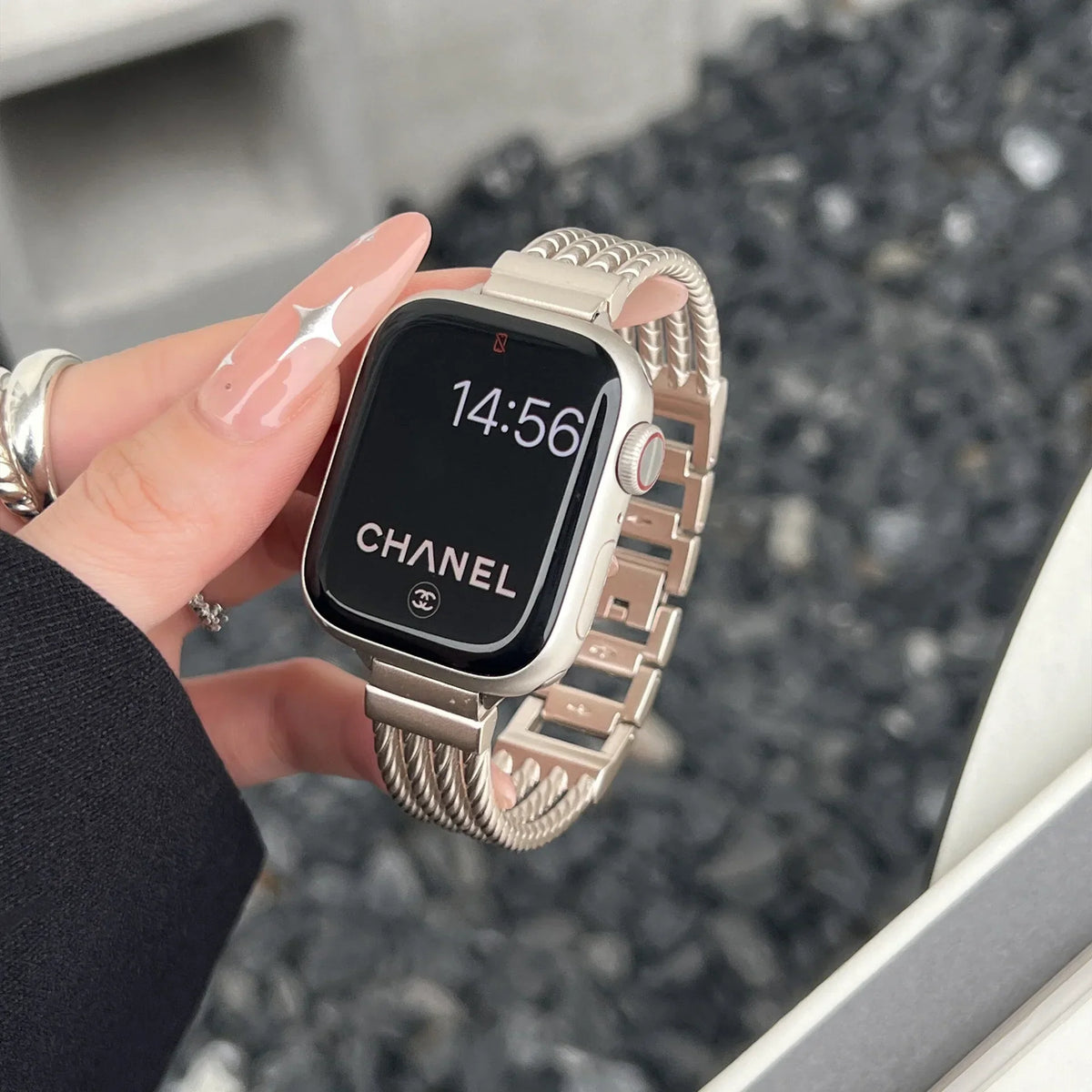 Stainless Steel Armband For Apple Uhr – Ansicht 1