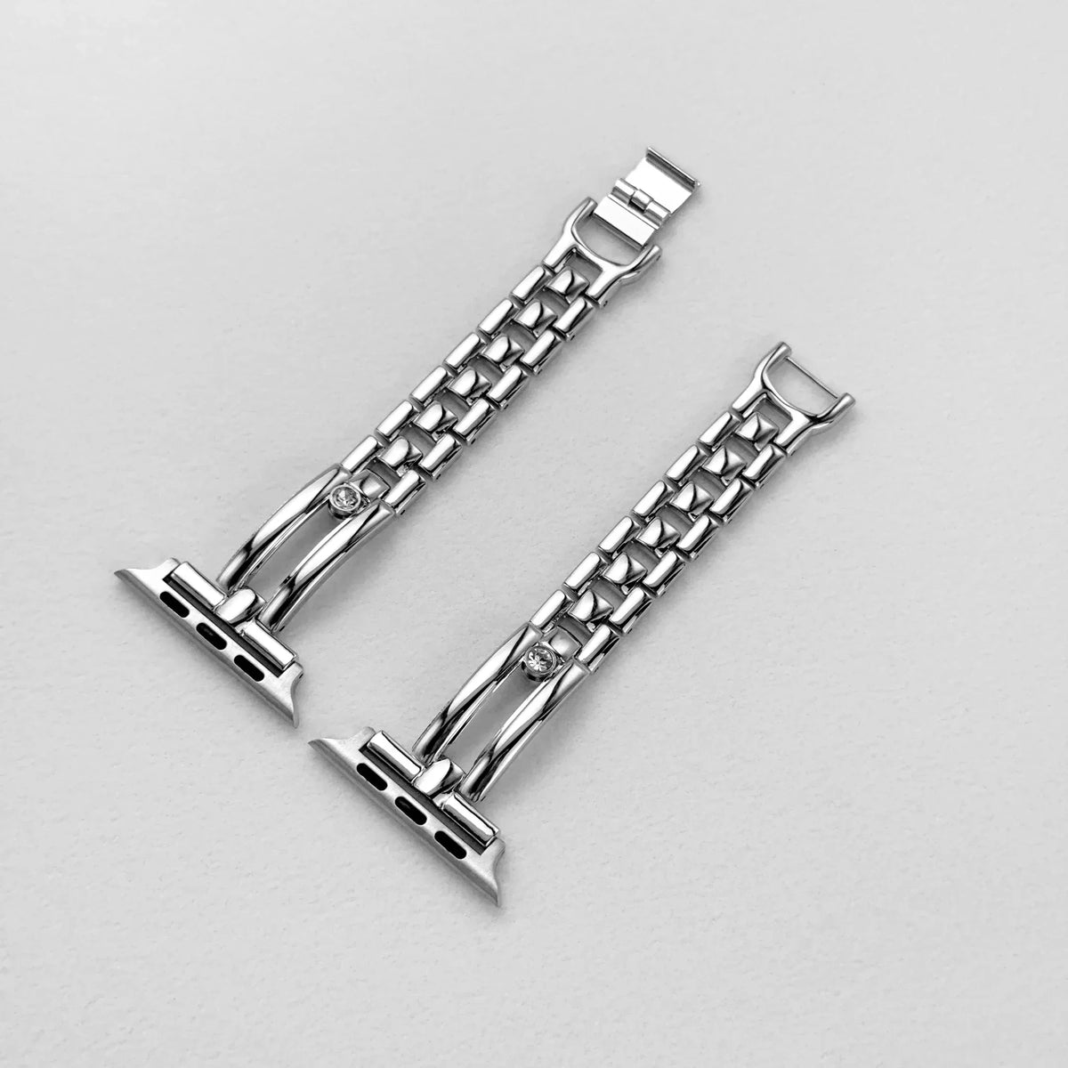 Stainless Steel Diamond Armband for Apple Uhr – Ansicht 5