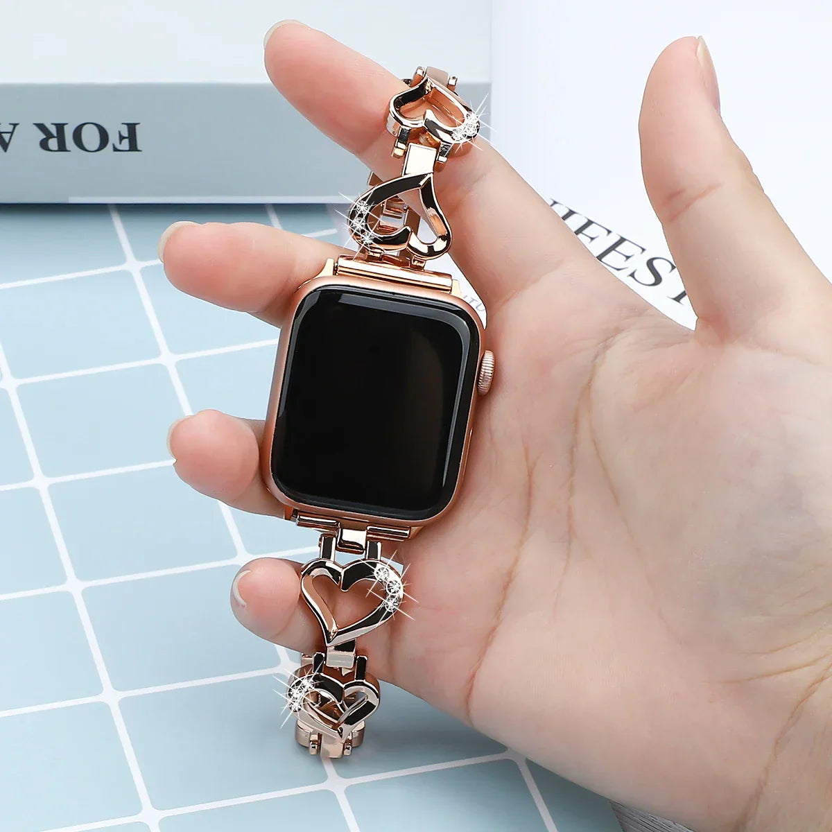 Luxuriös Stainless Steel Armband For Apple Uhr – Ansicht 1