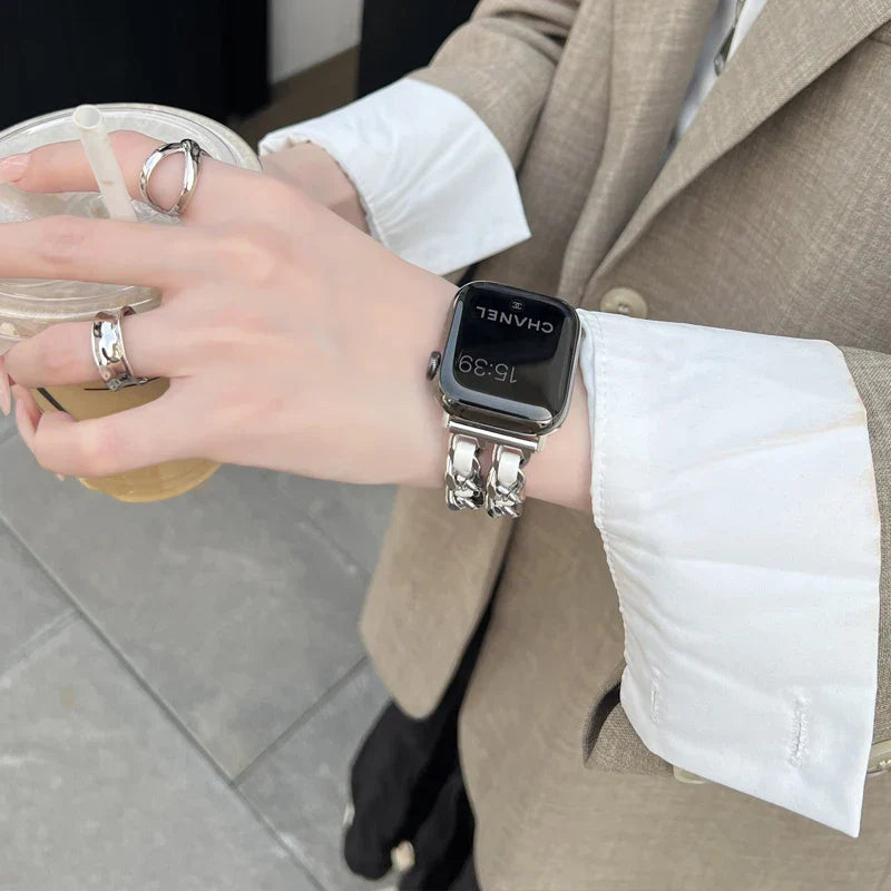 Leder Armband For Apple Uhr Series – Ansicht 2