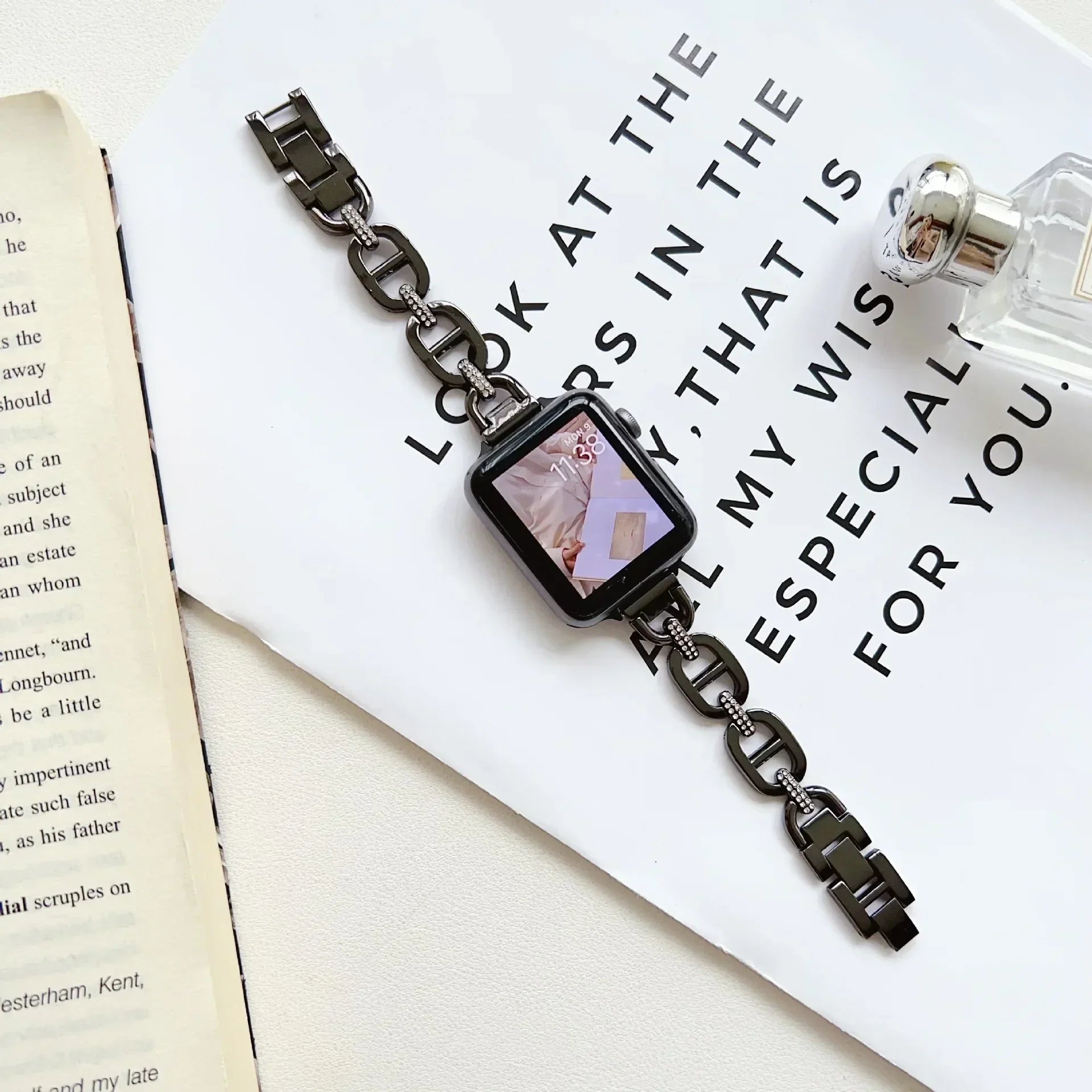 Diamond Metal Strap for Apple Watch
