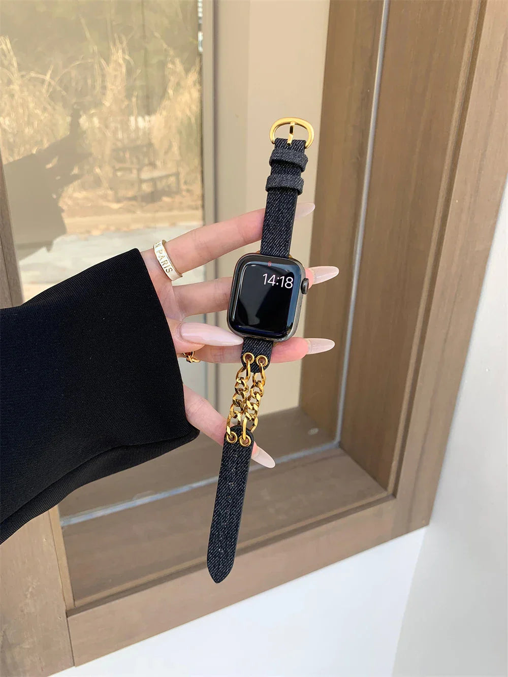 Slim Leder Armband For Apple Uhr – Ansicht 1
