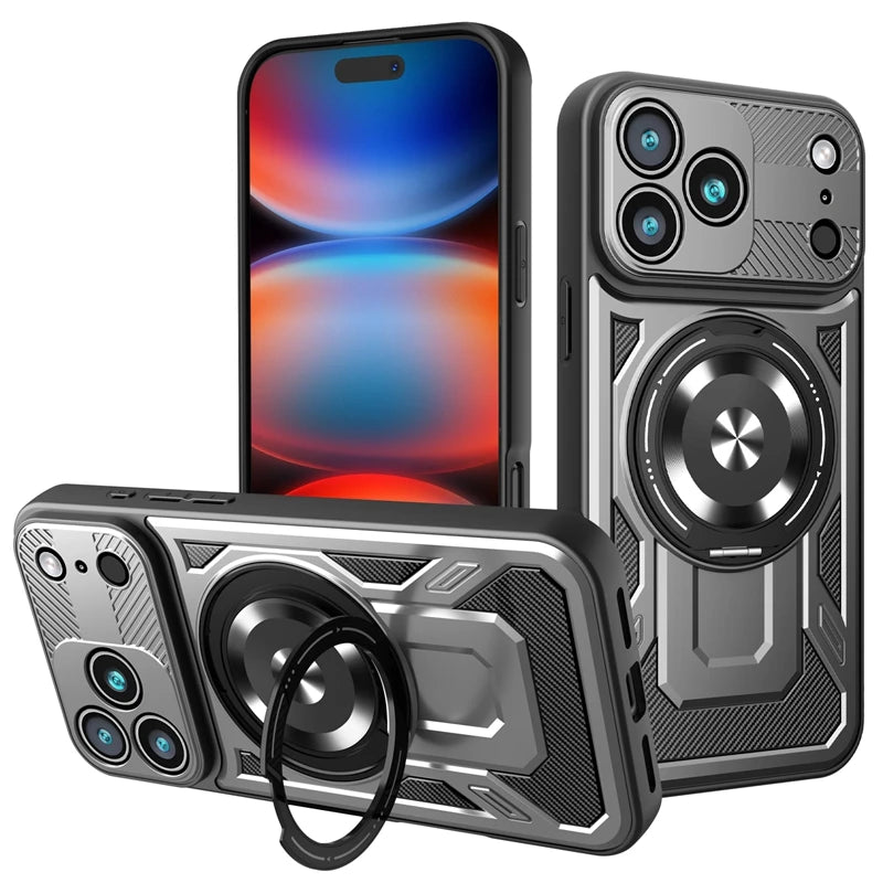 Premium MagSafe Armor Ring Stand iPhone Hülle – Ansicht 8