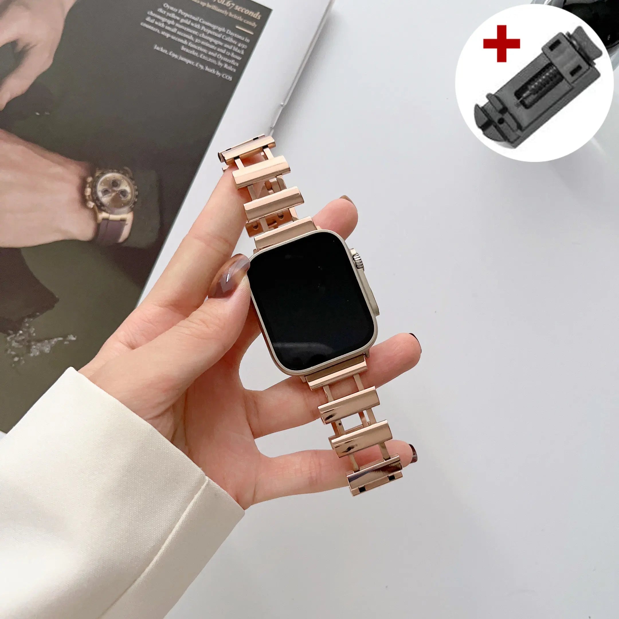Luxury Stainless Steel Strap For Apple Watch
