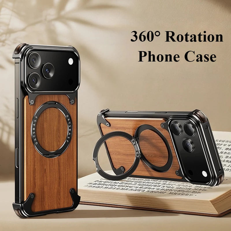 360 Wooden Magnetic Armor Hülle – iPhone 17 Series – Ansicht 1