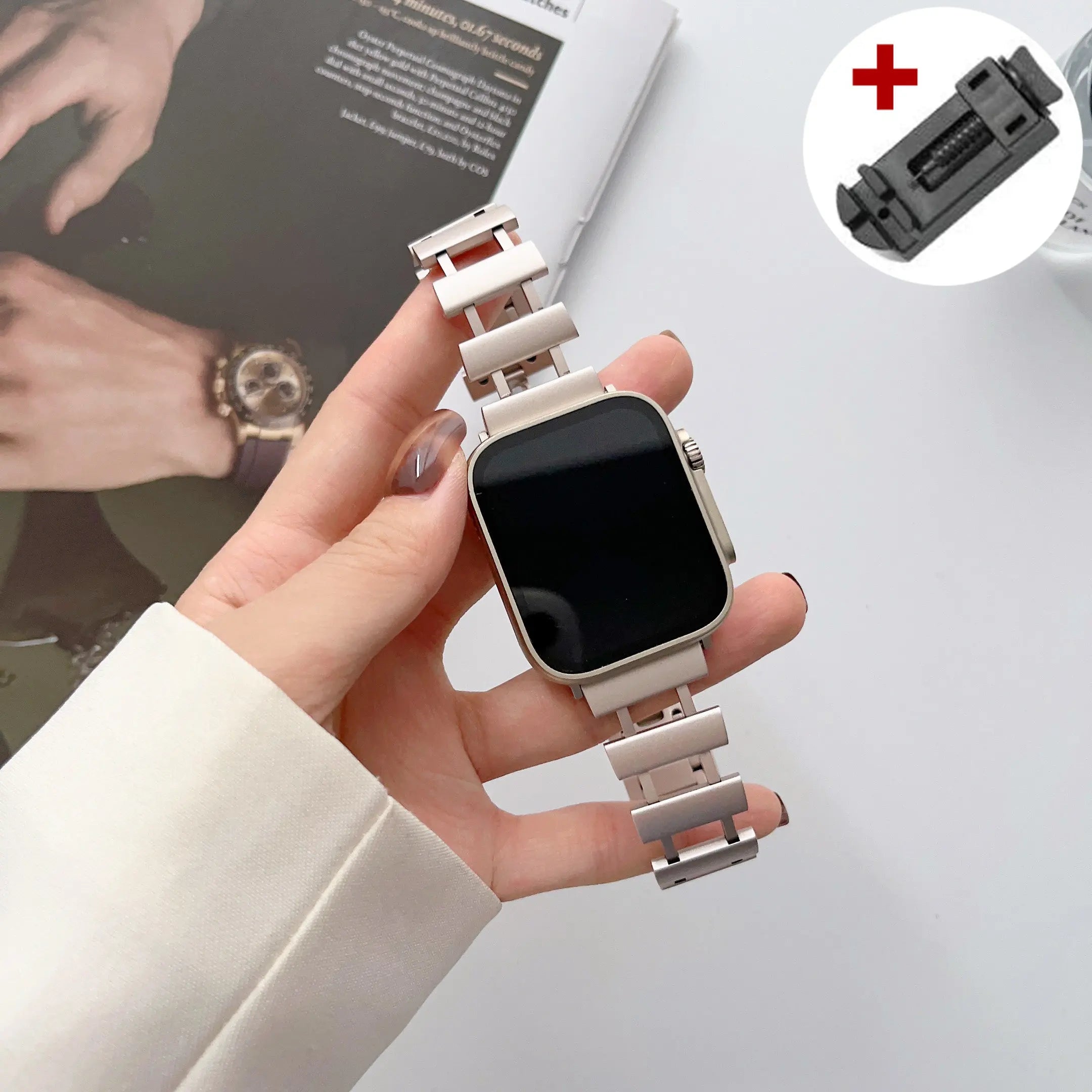 Luxury Stainless Steel Strap For Apple Watch
