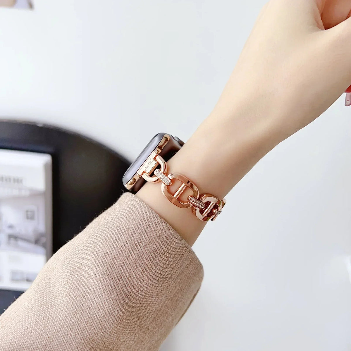 Diamond Metal Armband for Apple Uhr – Ansicht 5