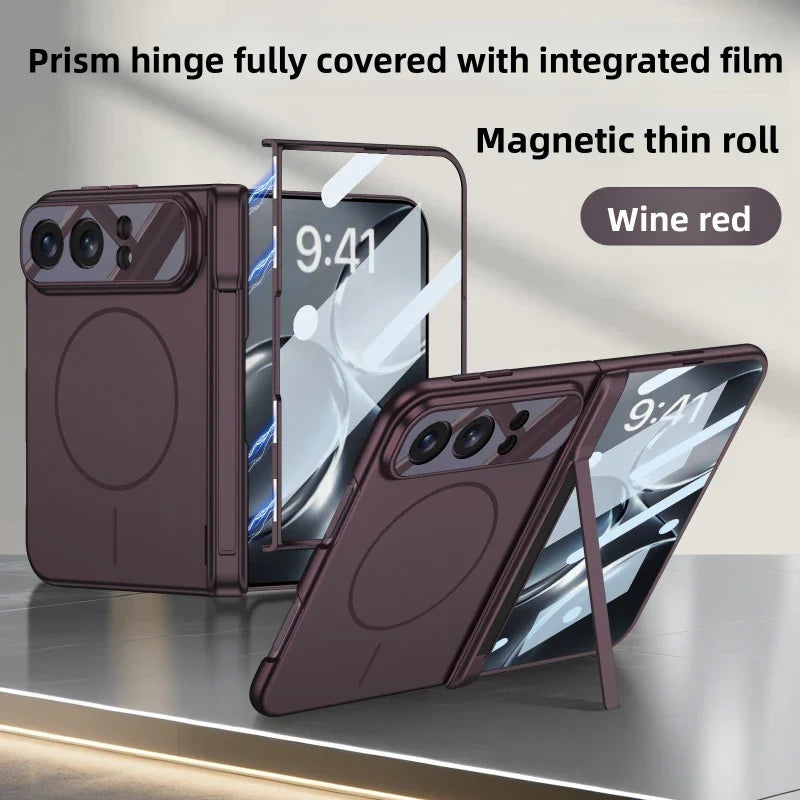 Slim Magnetic Case with Screen Protector for iPhone Duo