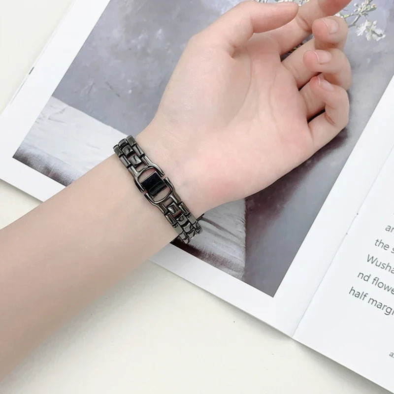 Stainless Steel Diamond Armband for Apple Uhr – Ansicht 6