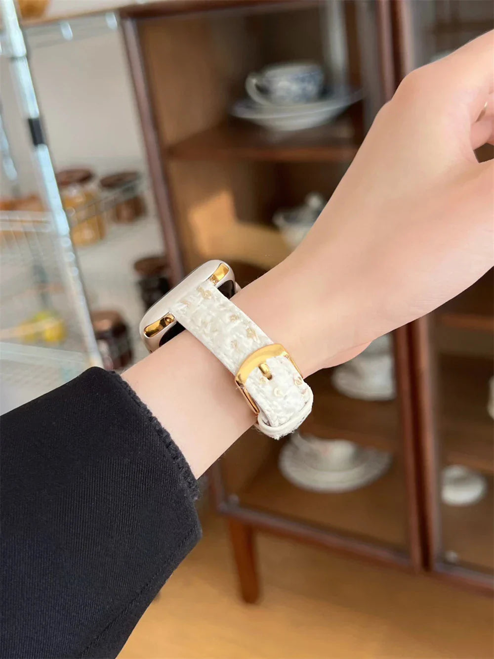 Slim Leder Armband For Apple Uhr – Ansicht 7
