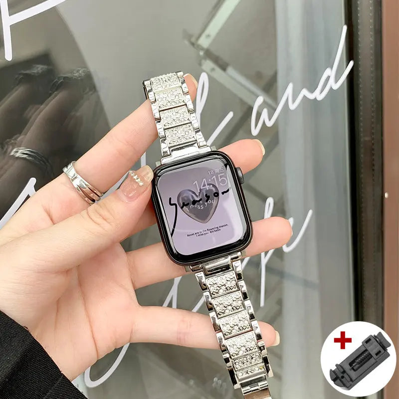 Diamond Strap For Apple Watch Series