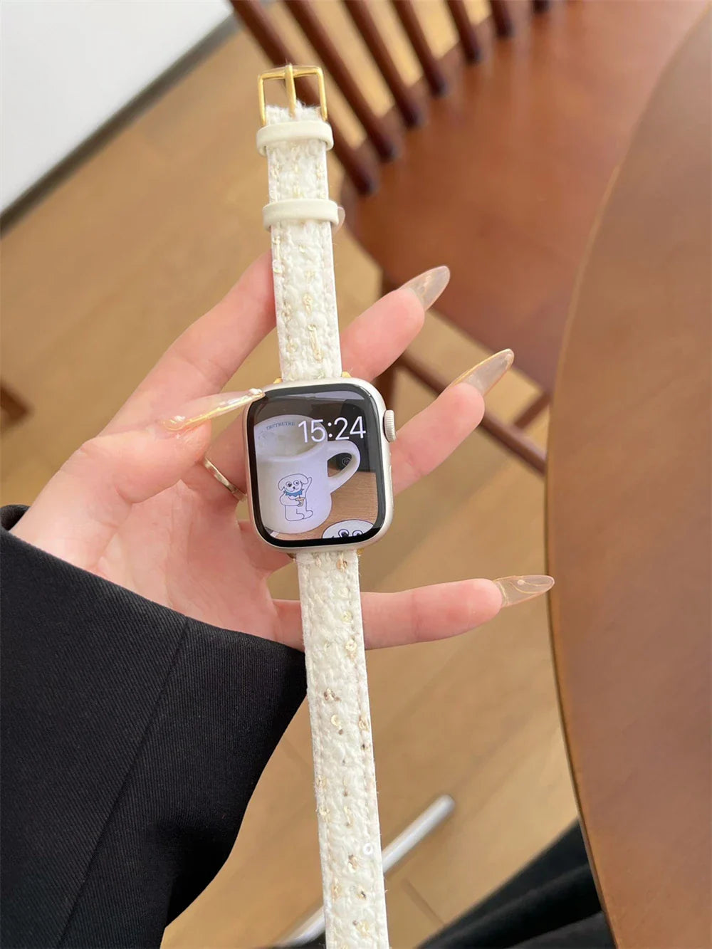 Slim Leder Armband For Apple Uhr – Ansicht 2
