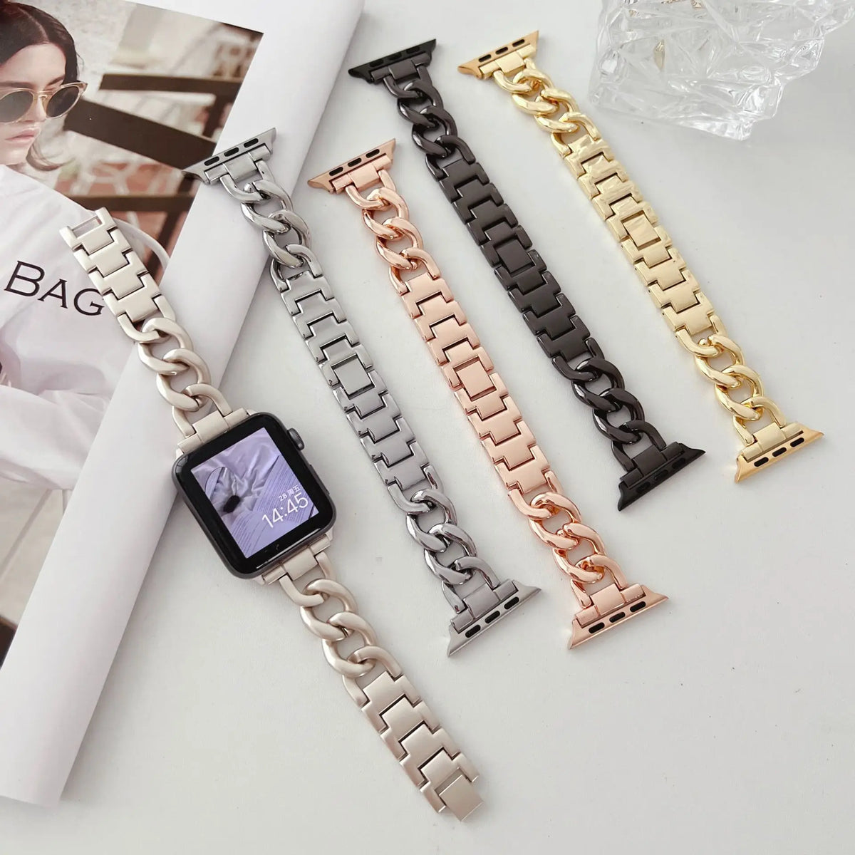 Stainless Steel Armband for Apple Uhr Series – Ansicht 6