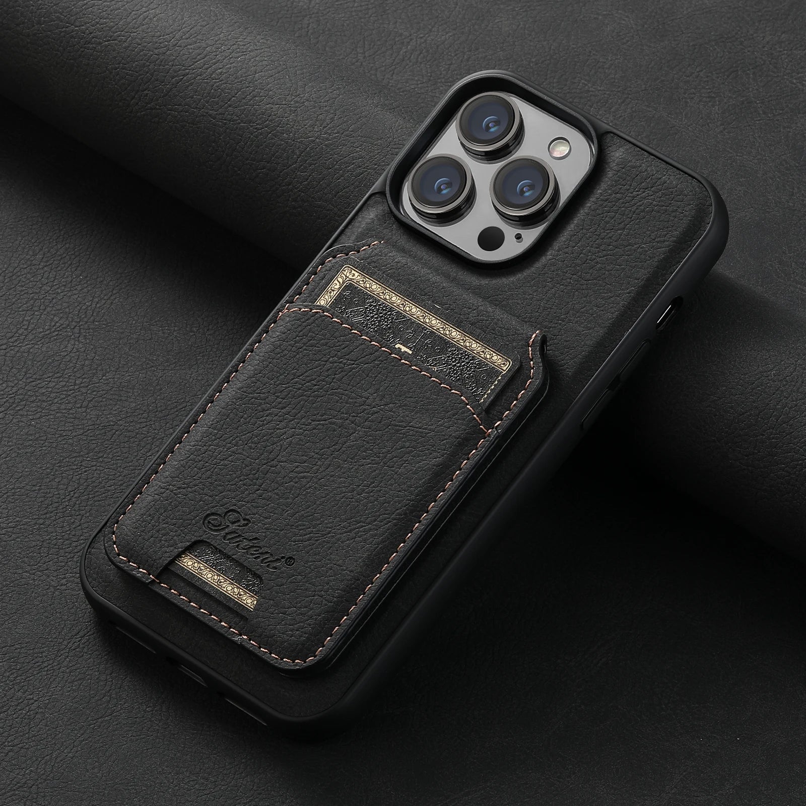 Leather Magnetic Case with Wallet For iPhone Series