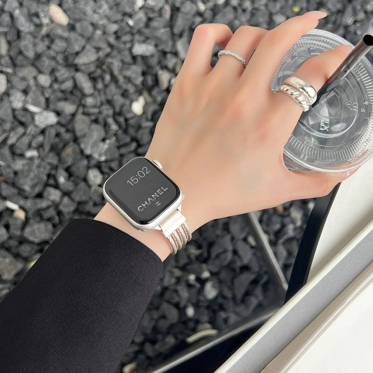 Stainless Steel Armband For Apple Uhr – Ansicht 2