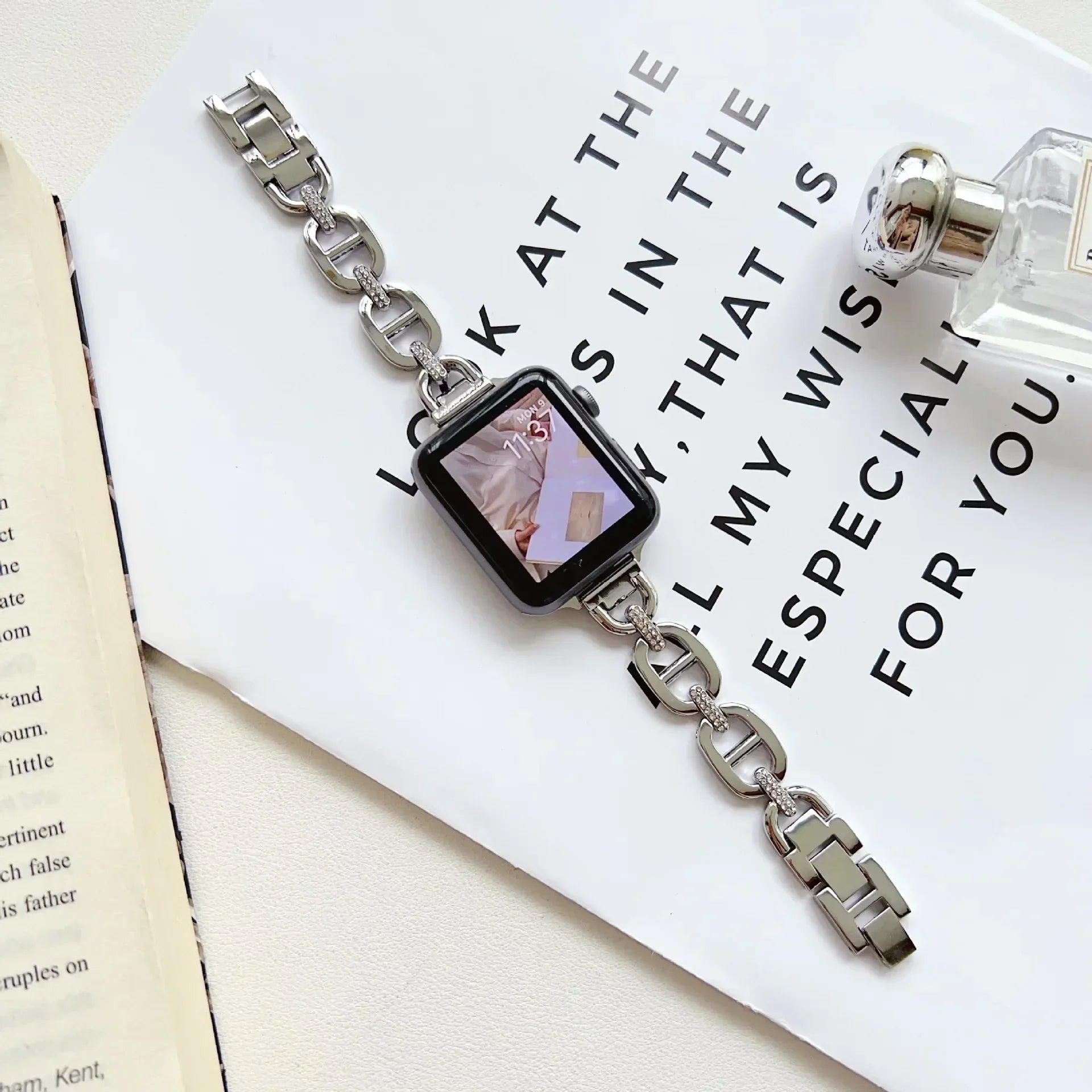 Diamond Metal Strap for Apple Watch