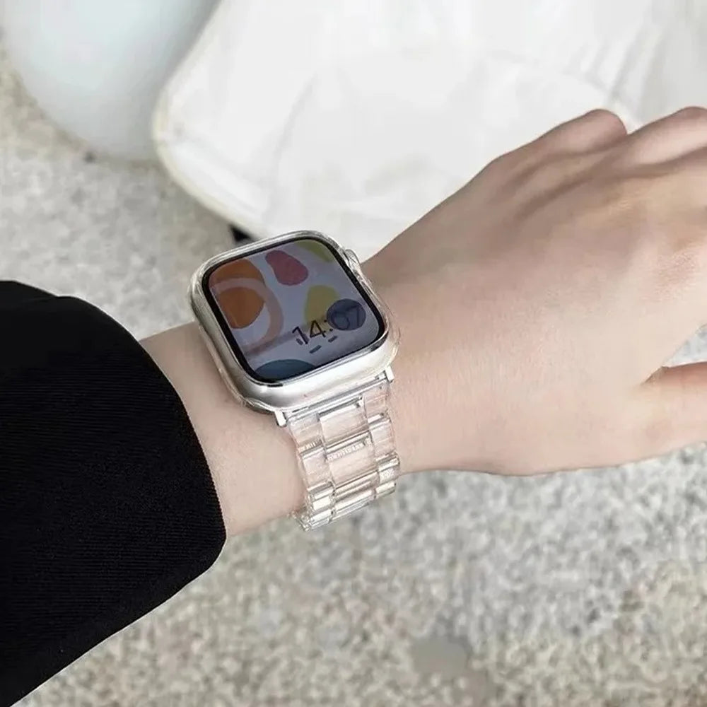 Resin Rainbow Armband for Apple Uhr Series – Ansicht 6