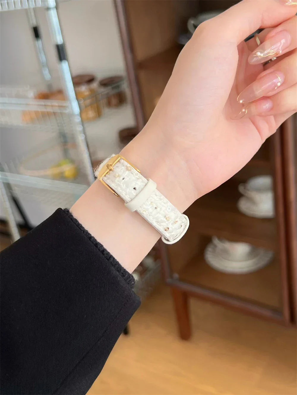 Slim Leder Armband For Apple Uhr – Ansicht 6