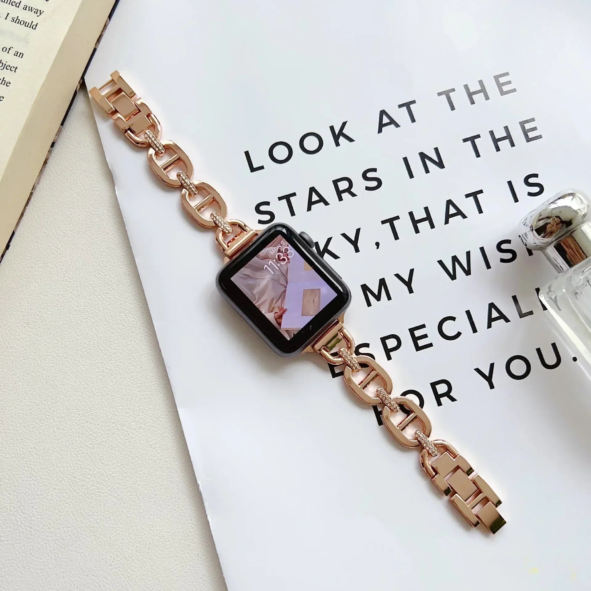 Diamond Metal Strap for Apple Watch
