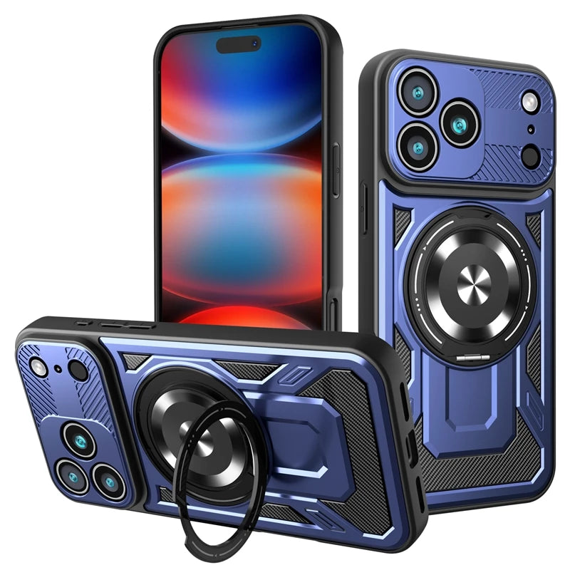 Premium MagSafe Armor Ring Stand iPhone Hülle – Ansicht 7