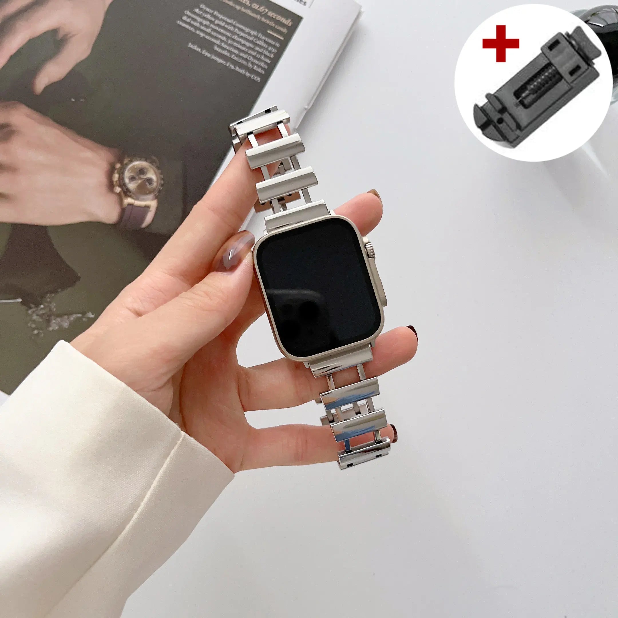 Luxury Stainless Steel Strap For Apple Watch