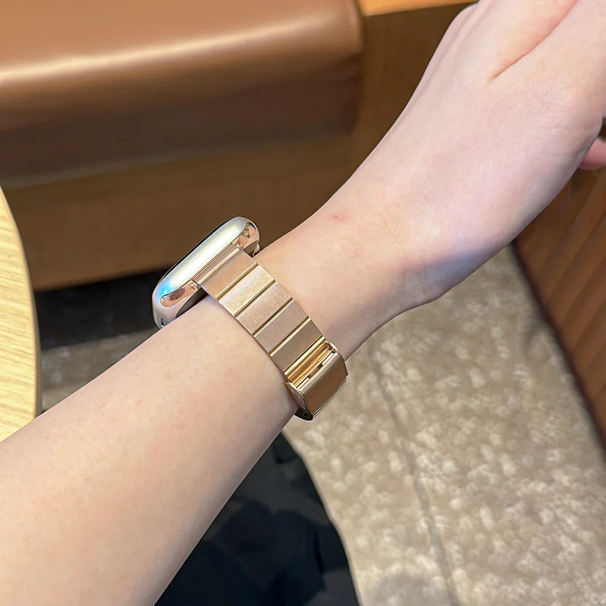 Slim Metal Armband For Apple Uhr – Ansicht 6