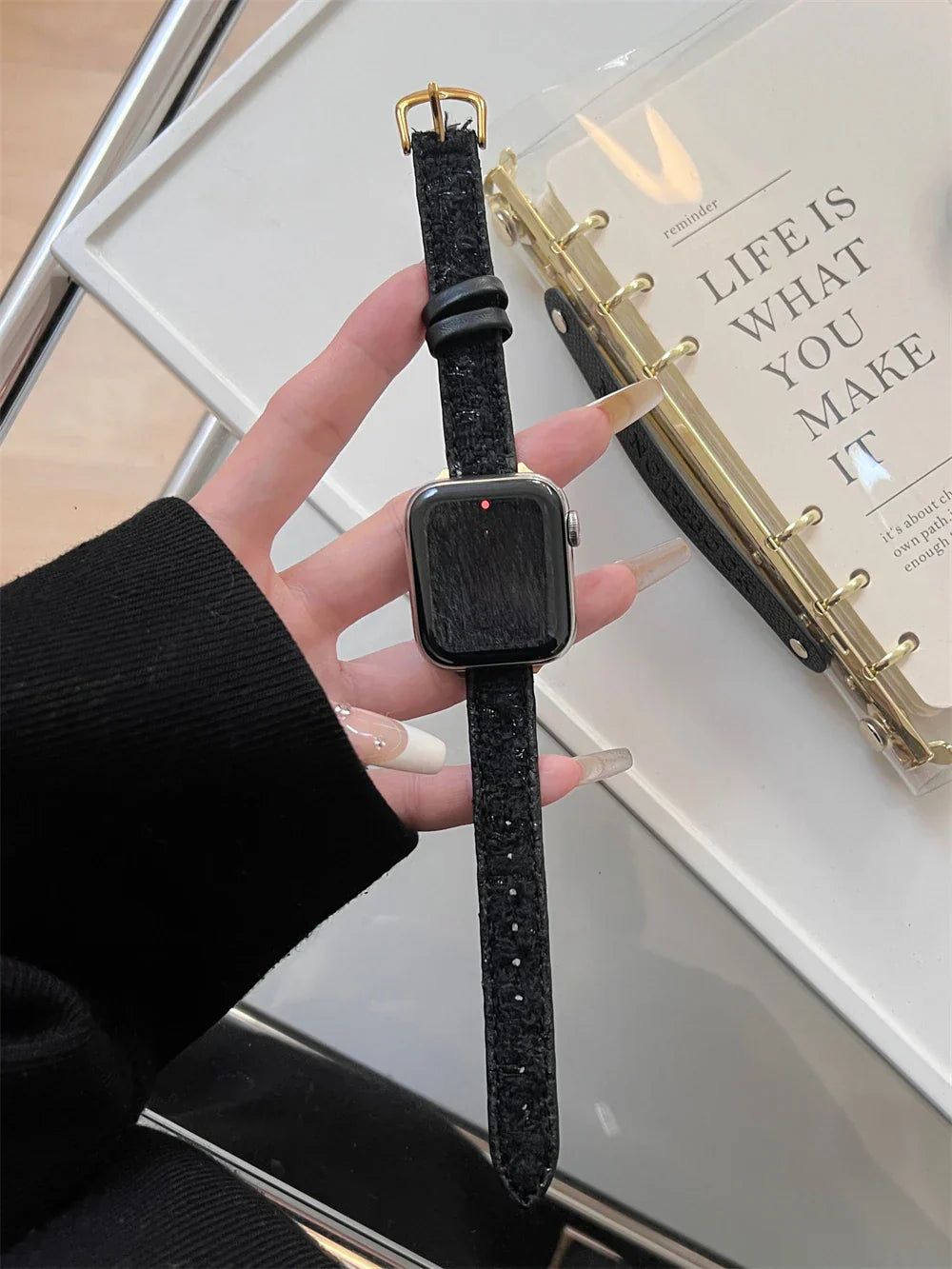 Slim Leather Strap For Apple Watch