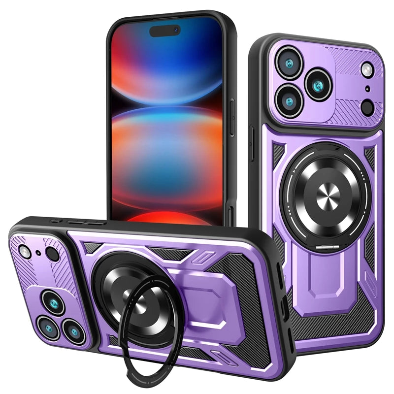 Premium MagSafe Armor Ring Stand iPhone Hülle – Ansicht 6