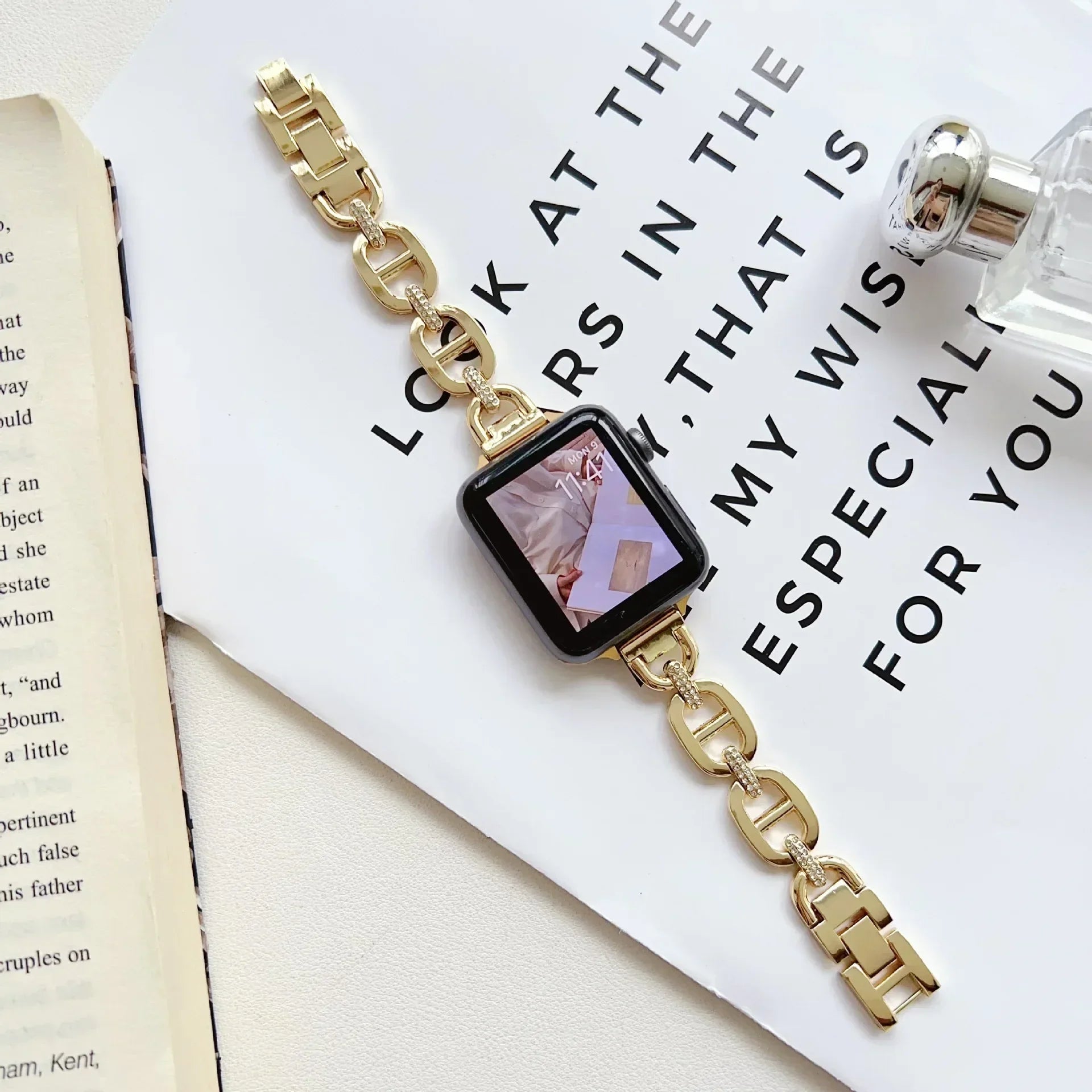 Diamond Metal Strap for Apple Watch