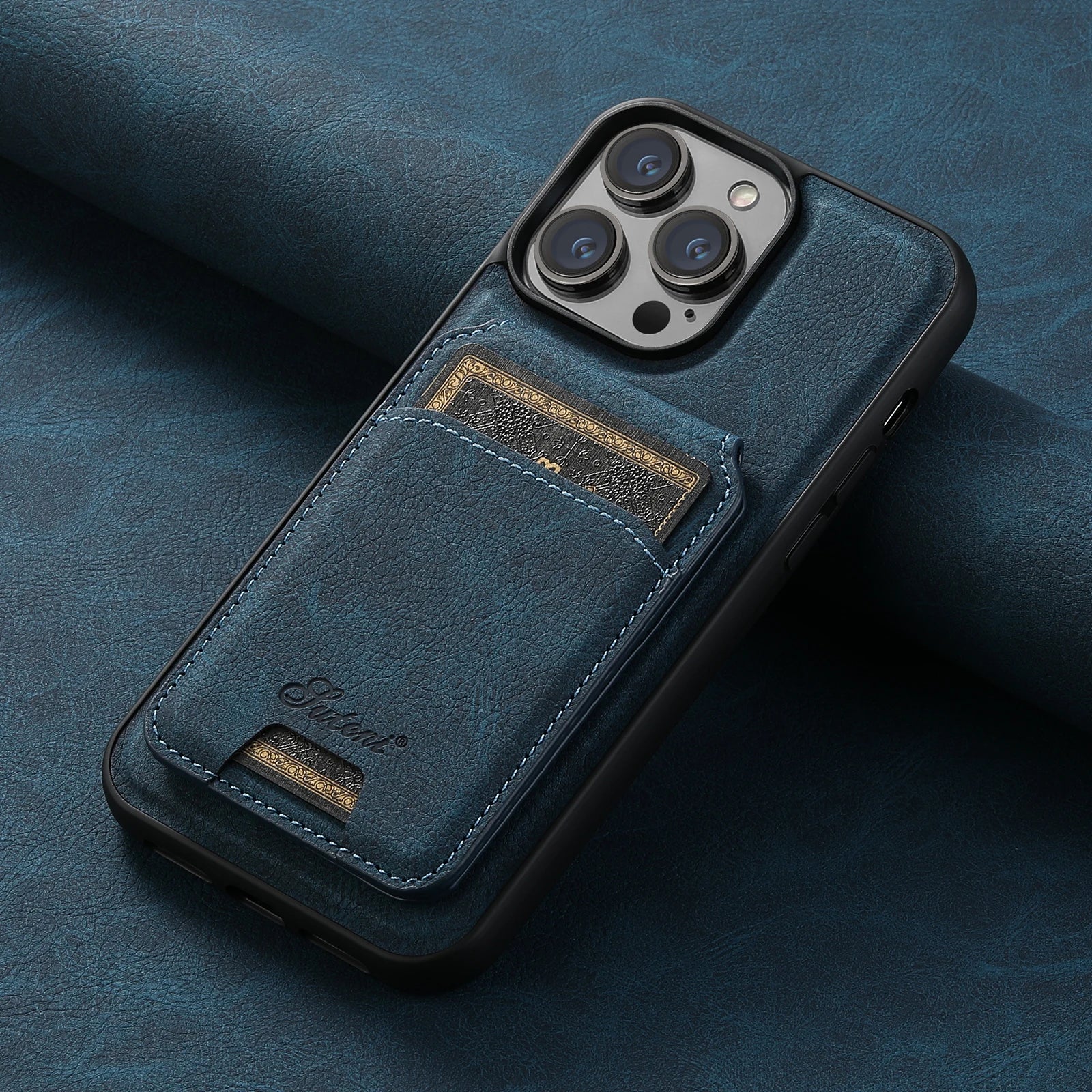 Leather Magnetic Case with Wallet For iPhone Series