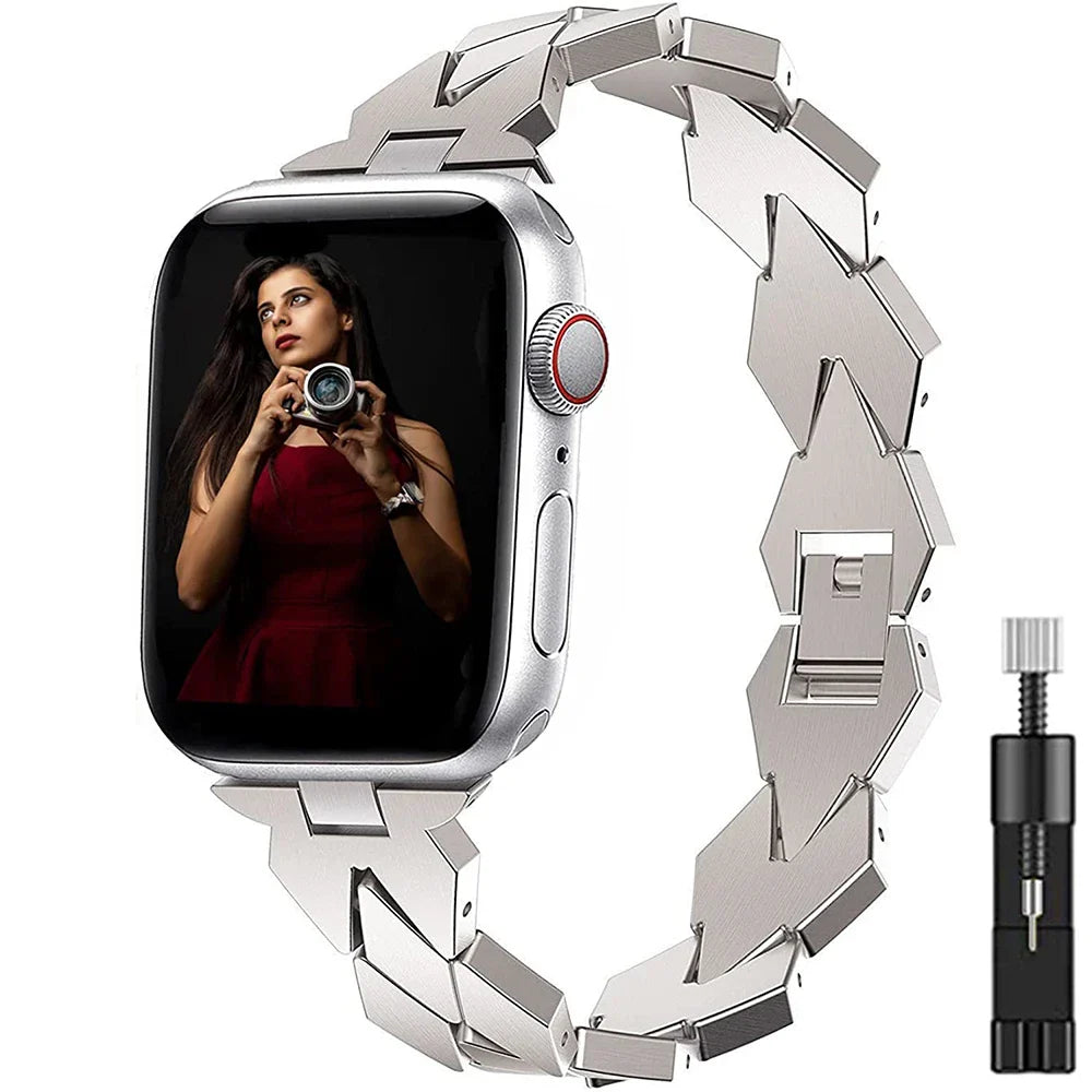 Stainless Steel Armband For Apple Uhr – Ansicht 6