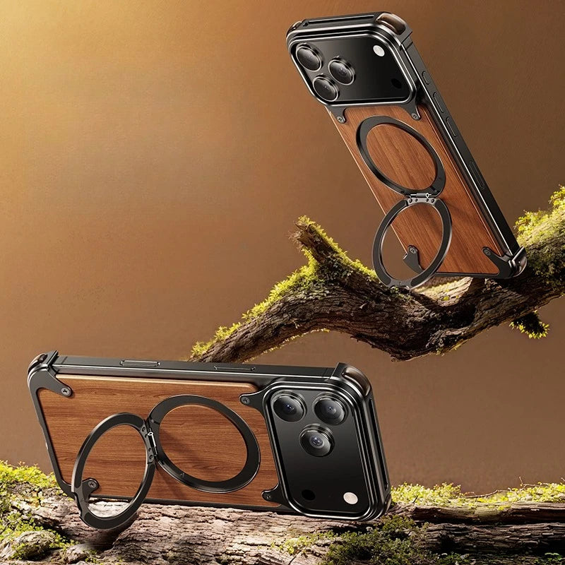 360 Wooden Magnetic Armor Hülle – iPhone 17 Series – Ansicht 2