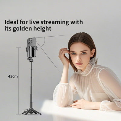 All-in-One Photovlog Mobile Camera for iPhone with Bluetooth Remote
