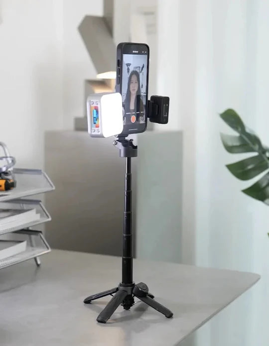 ultimate  4 in 1  Selfie Stick Pro for iPhone with Bluetooth Remote