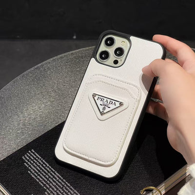 Premium Leather Prada iPhone case